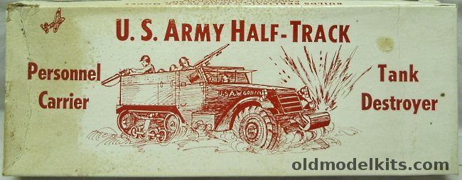 Mod-Ac 1/24 US Army Half Track Personnel Carrier & Tank Destroyer plastic model kit